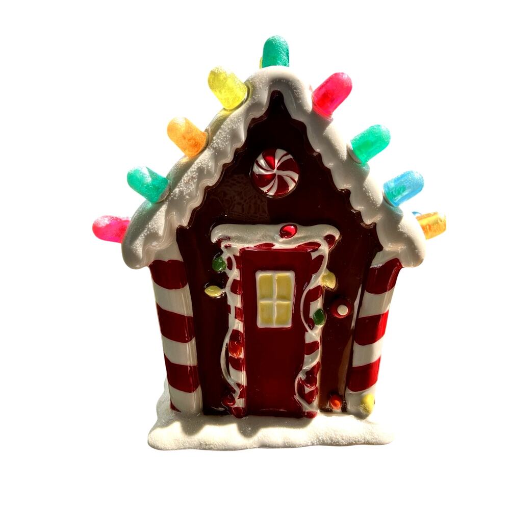 2008 Hallmark Christmas Gumdrop Gingerbread House Not Working